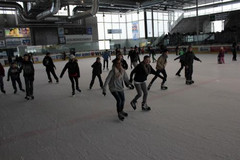 Werkrealschüler in der Heilbronner Eishalle