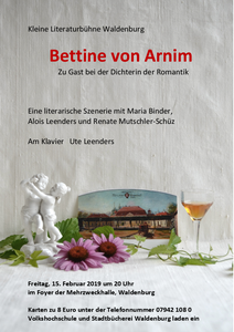 Bettine von Arnim, Zu Gast bei der Dichterin der Romantik